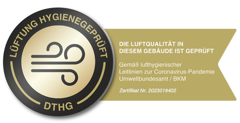 Volkstheater Lüftungsanlage: DTHG-Zertifikat